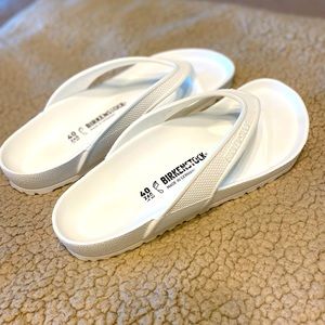 Birkenstock rubber flip flops